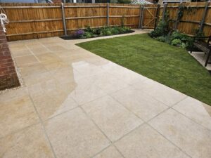 Dijon Limestone patio slabs
